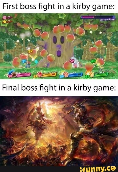 First Boss Fight In A Kirby Game Final Boss Fight In A Kirby Game