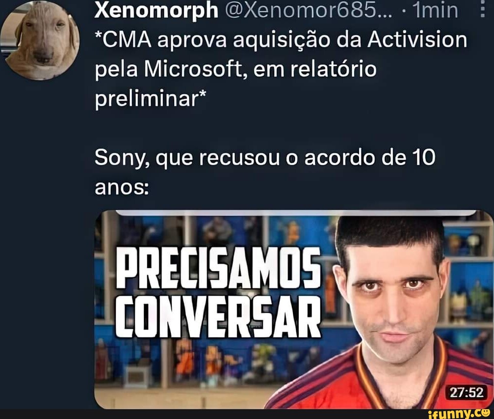 Xenomorph CMA aprova aquisição da Activision pela Microsoft em