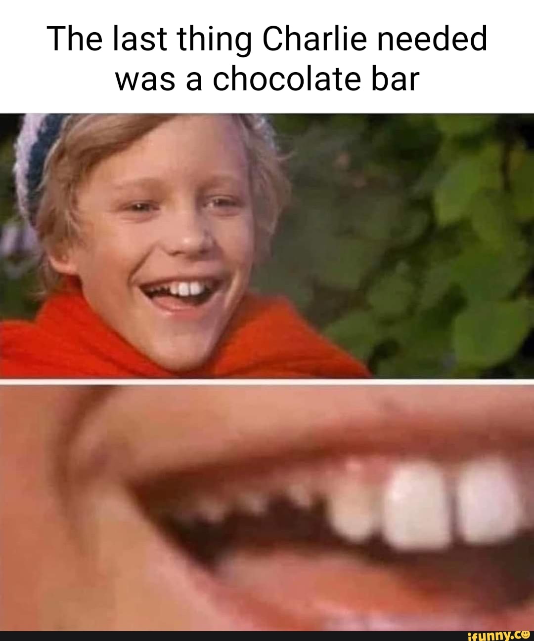 The Last Thing Charlie Needed Was Chocolate Bar IFunny