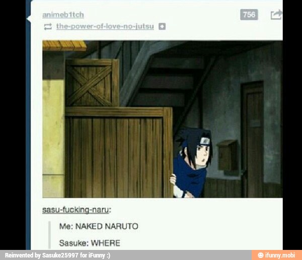 Sasu Fucking Naru Me NAKED NARUTO Sasuke WHERE