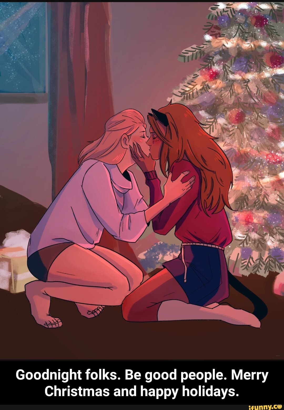 Лесбиянки на Рождество