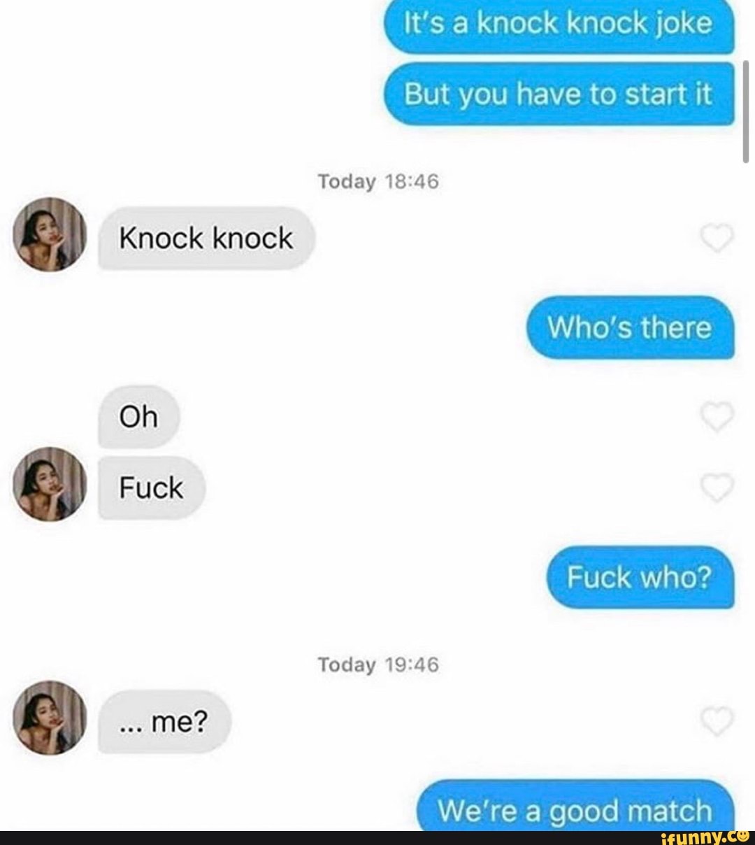 Knock knock jokes love