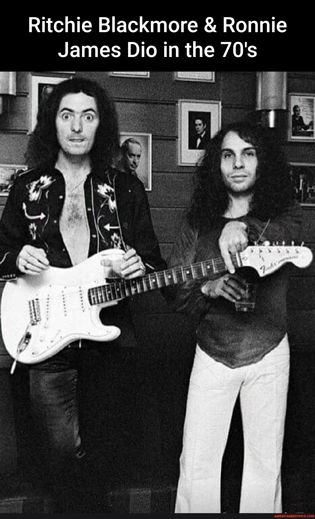 Ritchie Blackmore Ronnie James Dio In The S Americas Best Pics