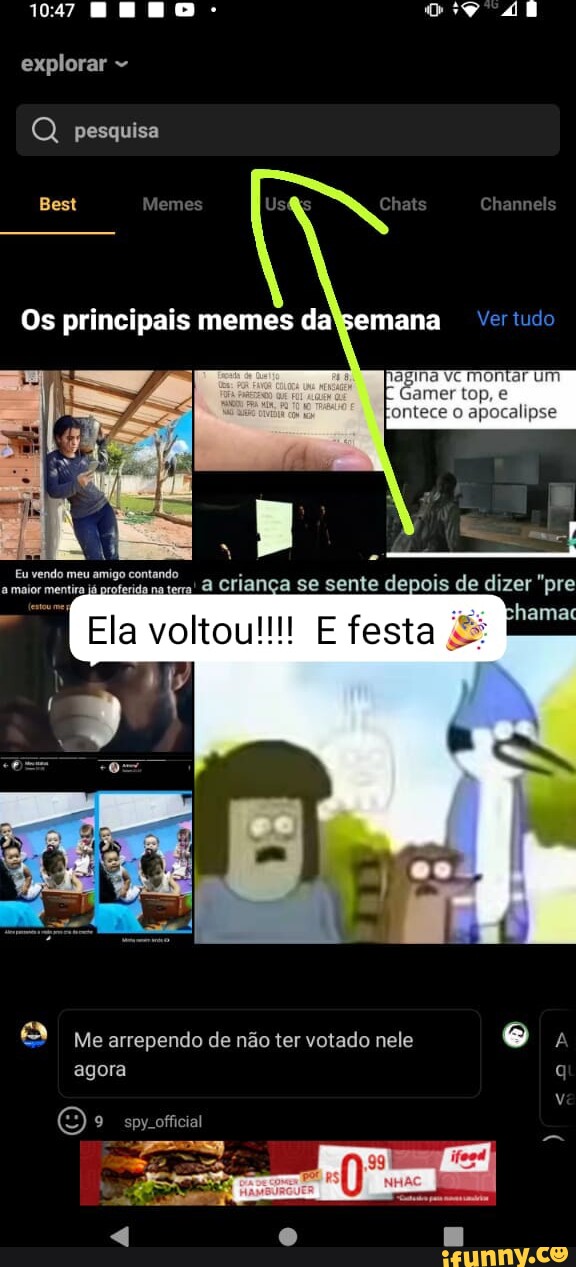 Explorar Pesquisa Best Memes Us Chats Channels Os Principais Memes Da