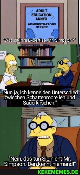 Nun Ja Ich Kenne Den Unterschied Zwischen Schattenmorellen Und