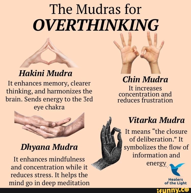 The Mudras For OVERTHINKING TY Hakini Mudra It Enhances Thinking