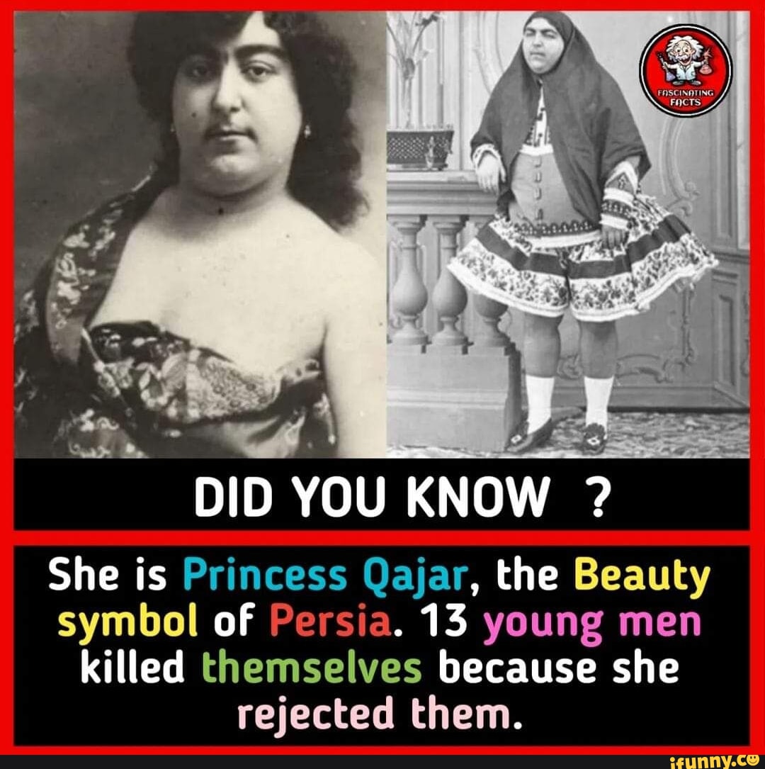 DID YOU KNOW She Is Princess Qajar The Beauty Symbol Of Persia 13