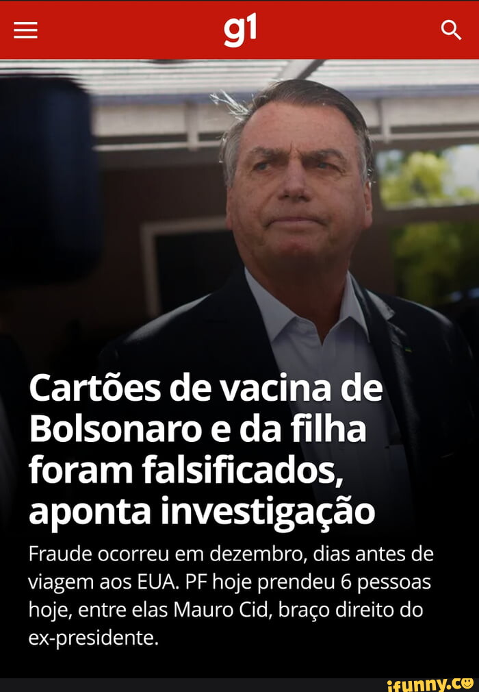 A As Cart Es De Vacina De Bolsonaro E Da Filha Foram Falsificados