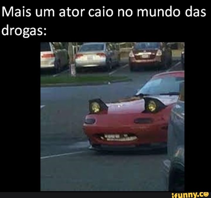 Mais um ator caio no mundo das drogas:
