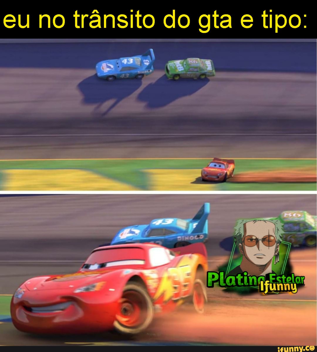 eu no trânsito do gta e tipo:
