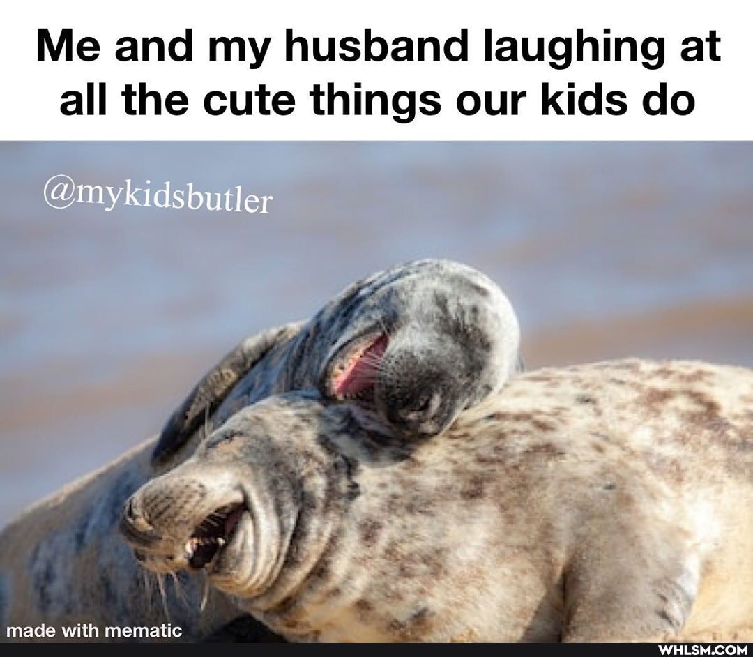 Me and my husband laughing at all the cute things our kids do
cmykidsbutler