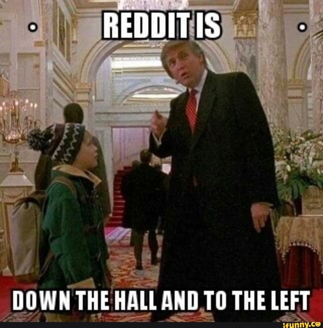 REDDIT IS DOWN THE HALL AND TO THE LEFT iFunny Brazil