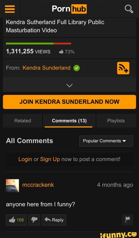Kendra Sutherland Full Library Public Maskurbation Video 1 311 255 Views And 73 From Kendra