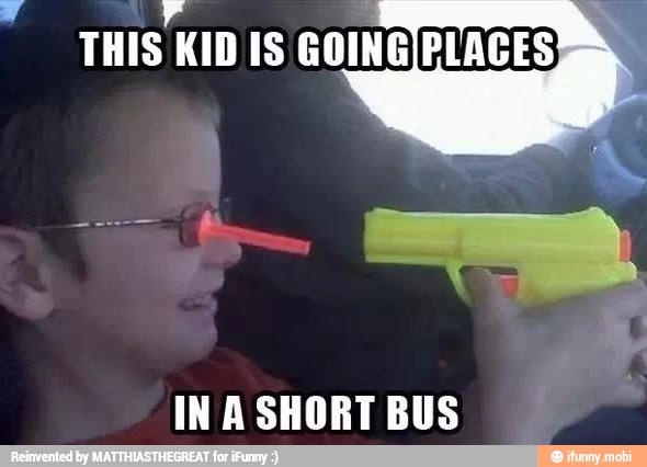 SHORT BUS IN A