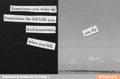 Sometimes the fall kills
you