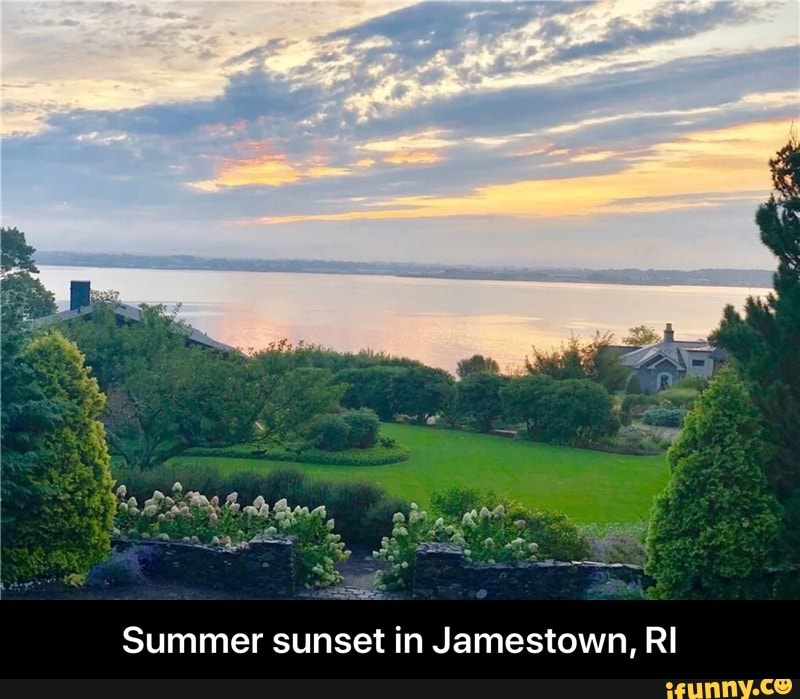Summer sunset in Jamestown, RI - Summer sunset in Jamestown, RI