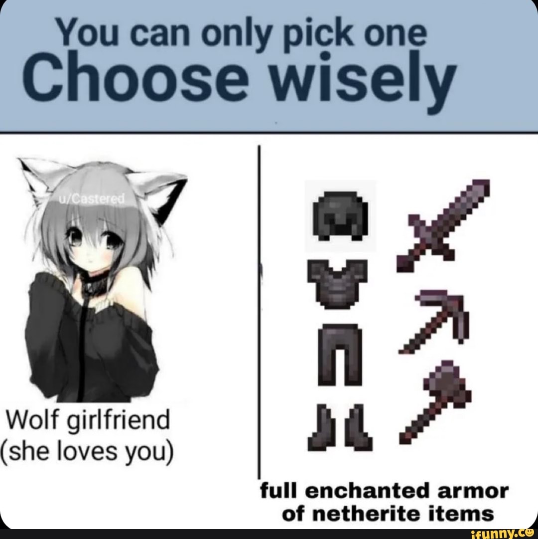 Anime memes on X: Choose wisely Post