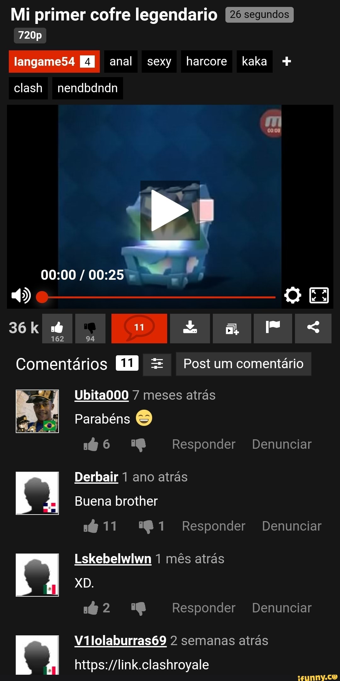 Mi primer cofre legendario
720p
langames4 anal sexy harcore kaka +
clash nendbdndn
O ES
94 a
Comentários = Post um comentário
Ubita000 7 meses atrás
Parabéns
Responder Denunciar
Derbair 1 ano atrás
Buena brother
11 Responder Denunciar
Lskebelwlwn 1 mês atrás
Responder Denunciar
Vilolaburras69 2 semanas atrás
