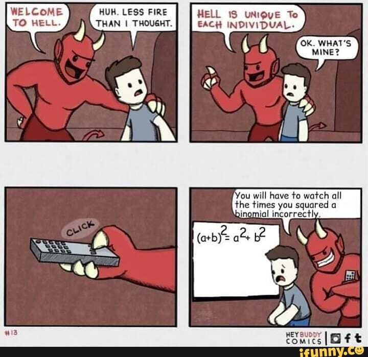 HELL 15 UNIQUE To
EACH INDIVIDUAL.
the times you squared a