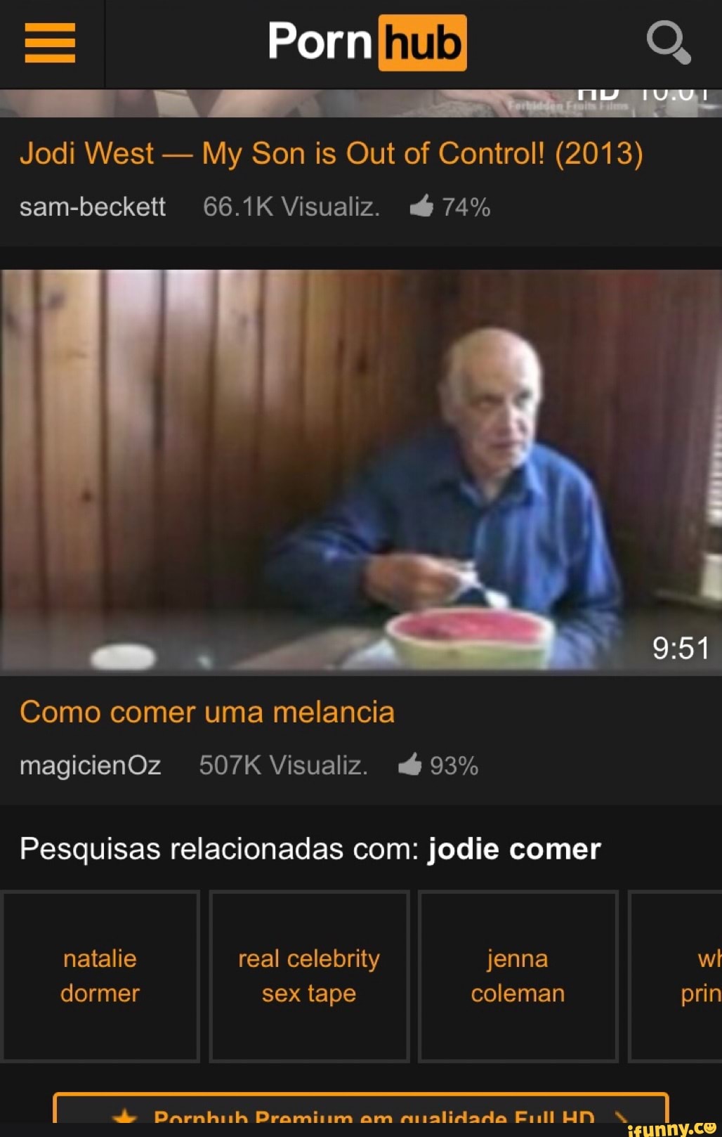 Jodi West My Son Is Out Of Control Como Comer Uma Melancia Ifunny Brazil