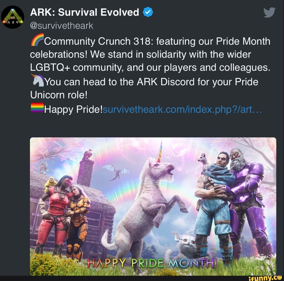 ARK: Survival Evolved @survivetheark (@Community Crunch 318: featuring ...