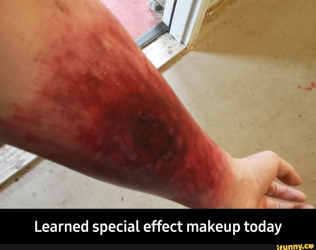 Learned special effect makeup today - Learned special effect makeup today