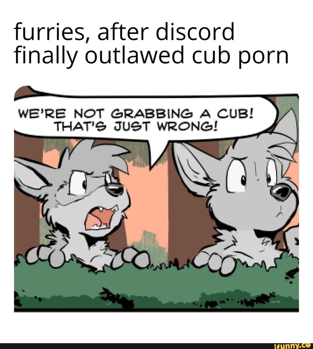 1080px x 1205px - Furries, after discord finally outlawed cub porn - iFunny :)
