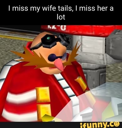 Miss my wife tails, I miss her a lot - iFunny