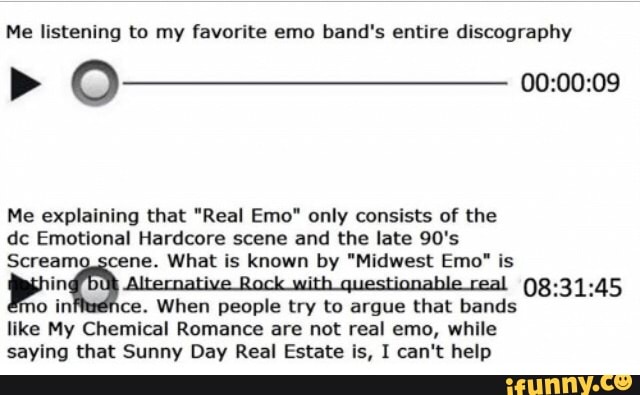 Only real of emo consists IF U