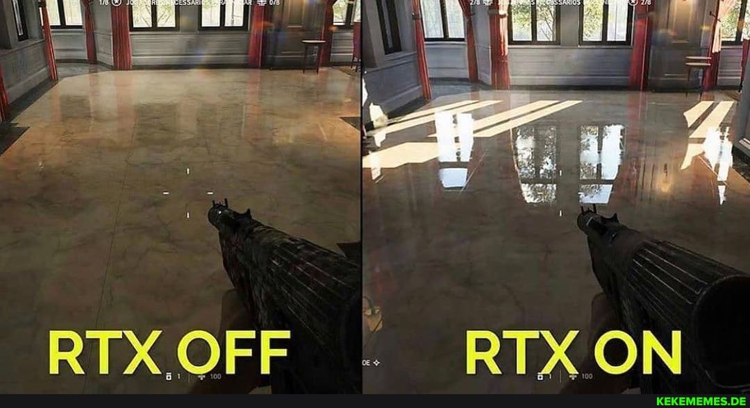 RTX ON
RTX OFF