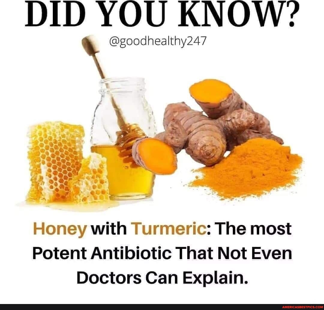 DID YOU KNOW? goodhealthy247 Honey with Turmeric The most Potent