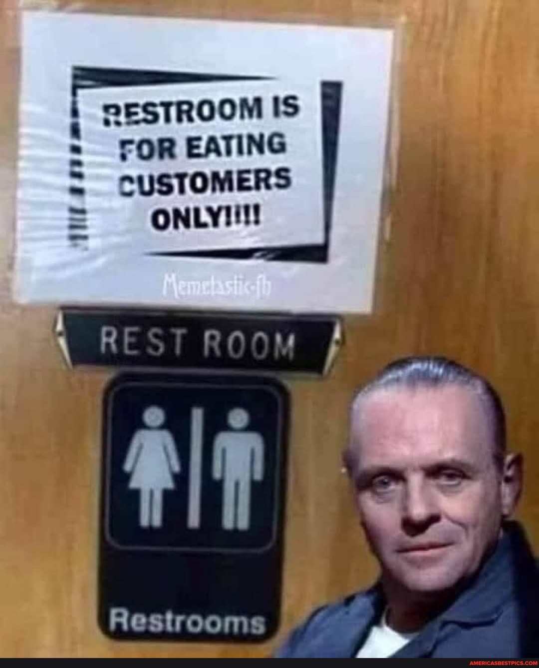 RESTROOM IS FOR EATING CUSTOMERS
ONLY!!!
elite