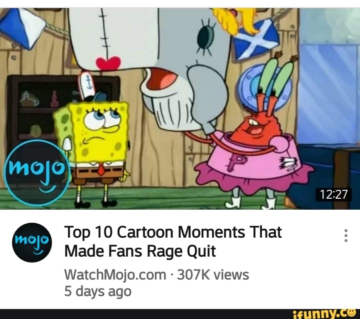 Top 10 Cartoon Moments That Made Fans Rage Quit WatchMojo.com -307K ...