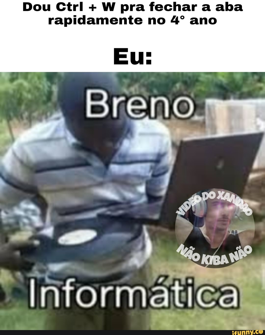 Dou Ctrl + W pra fechar a aba rapidamente no ano
Us
Inform
Ce