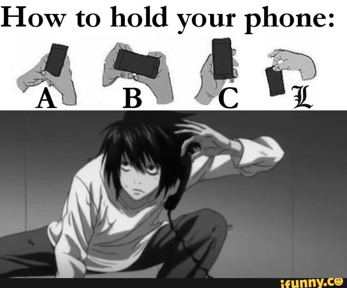 How to hold your phone iFunny