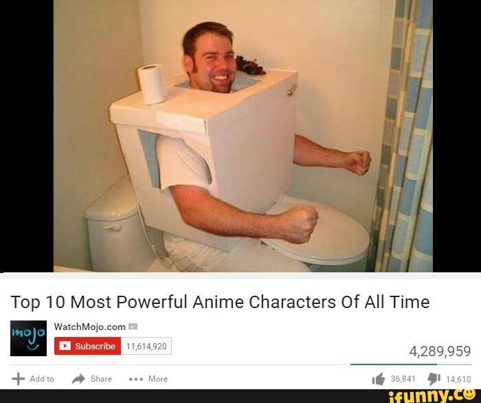 Top 10 Most Powerful Anime Characters Of All Time - iFunny