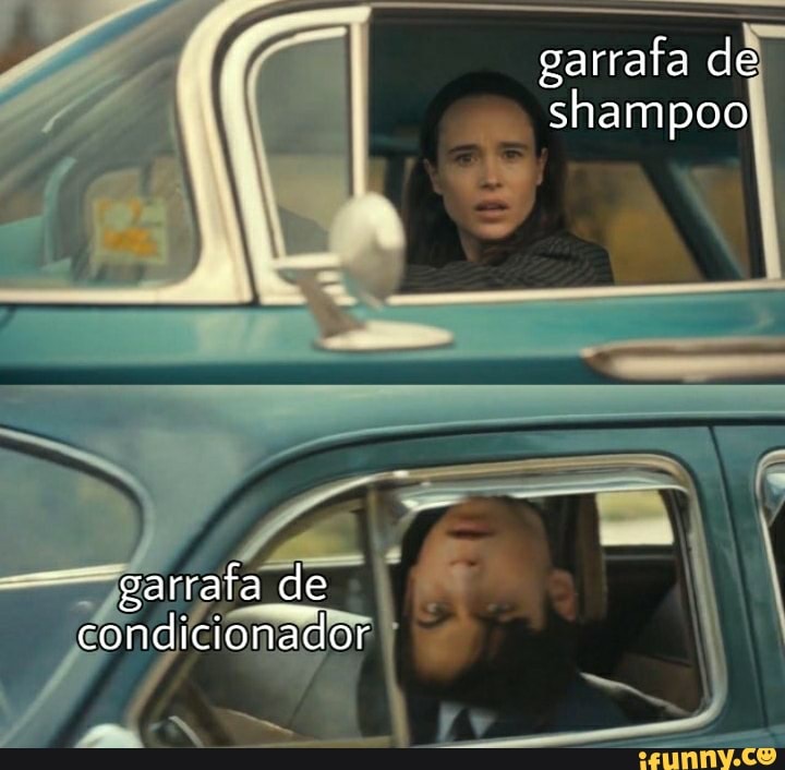 garrafa de shampoo
garrafa de
condicionador