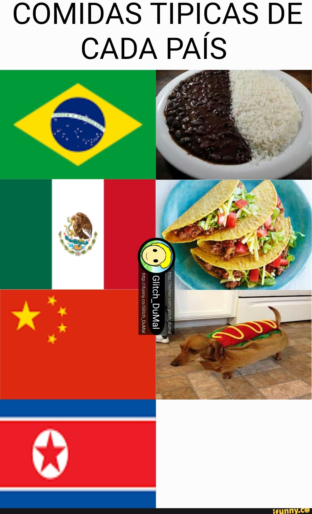 COMIDAS TÍPICAS DE
CADA PAIS