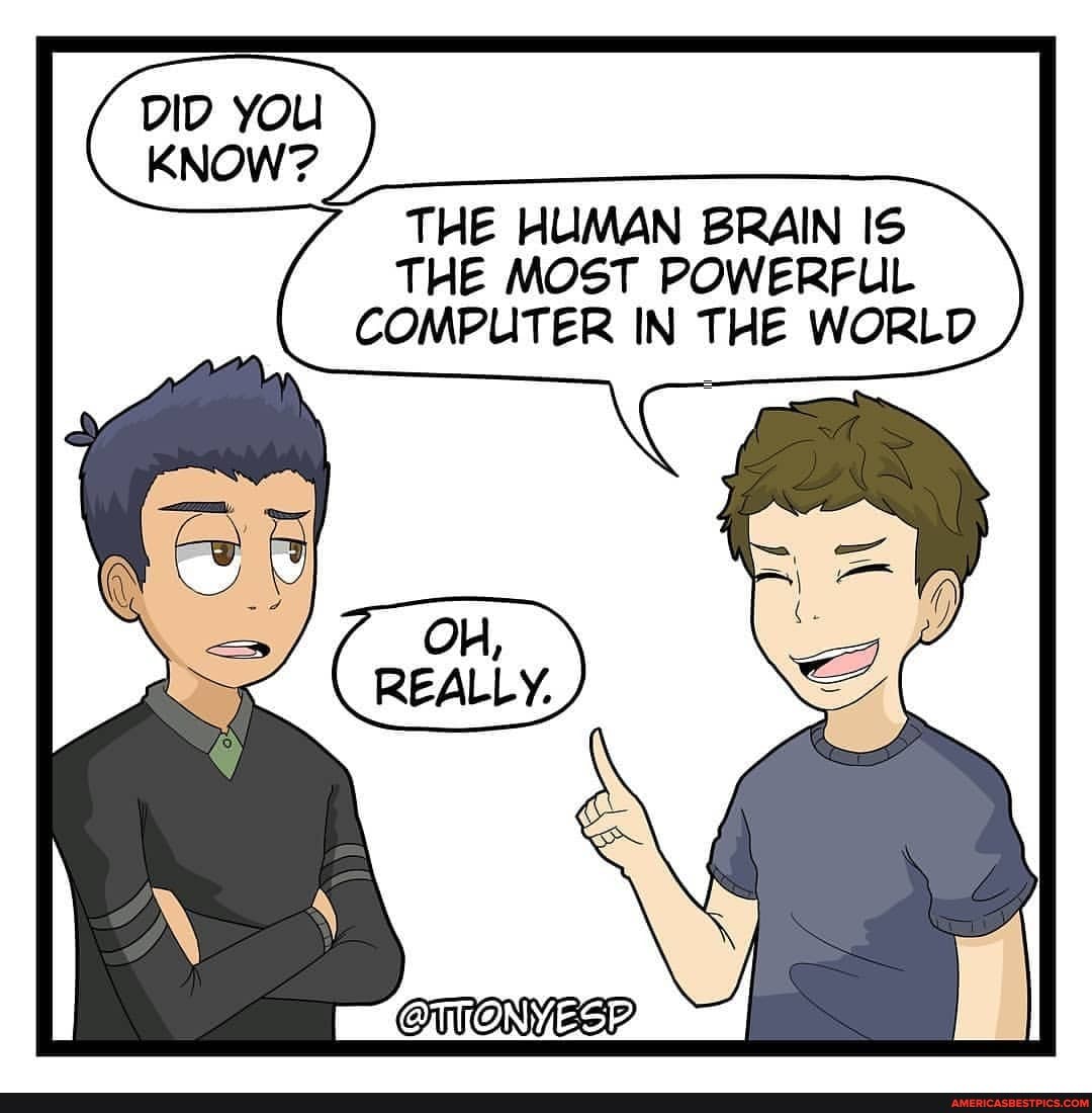 DID you KNOW? THE HUMAN BRAIN IS THE MOST POWERFUL COMPUTER IN THE ...