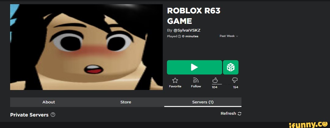 ROBLOX GAMES R63! 