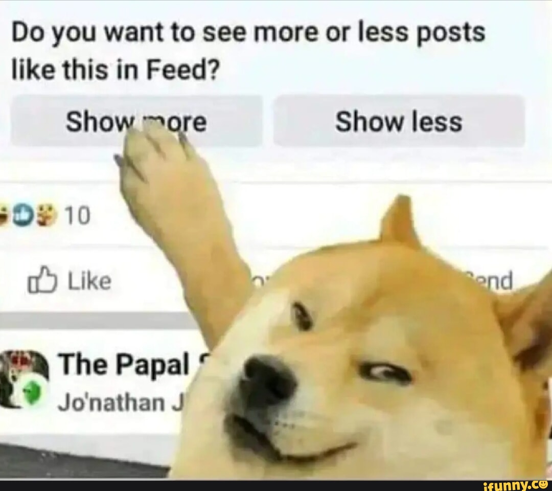 Do you want to see more or less posts like this in Feed? Show more Show ...