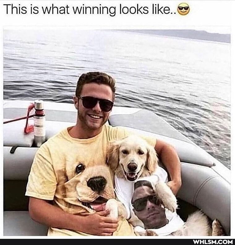 This is what winning looks like.