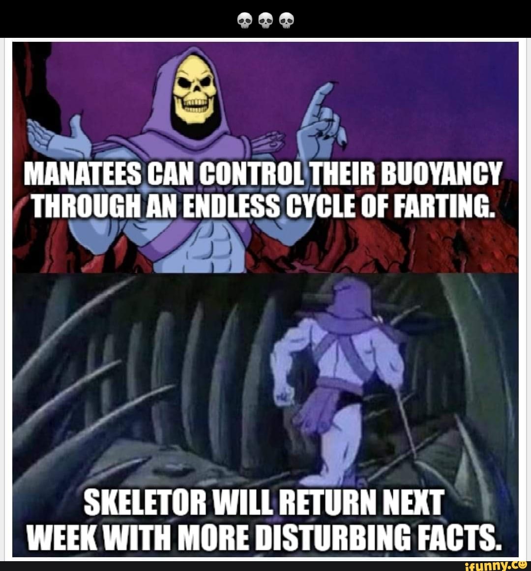 Se@ MANATEES CAN CONTROL THEIR BUOYANCY THROUGH AN ENDLESS CYCLE OF