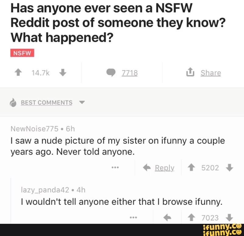 Sister nude reddit