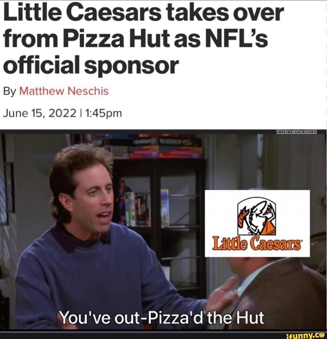 Little Caesars takes over as the NFL's official pizza