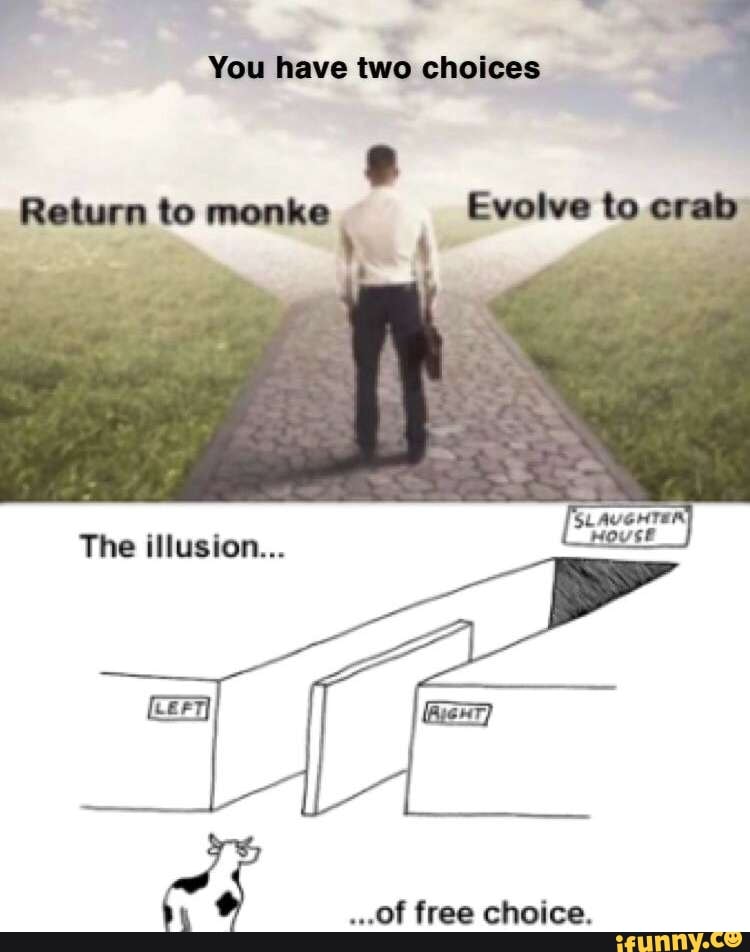 you-have-two-choices-return-to-monke-evolve-to-crab-the-illusion