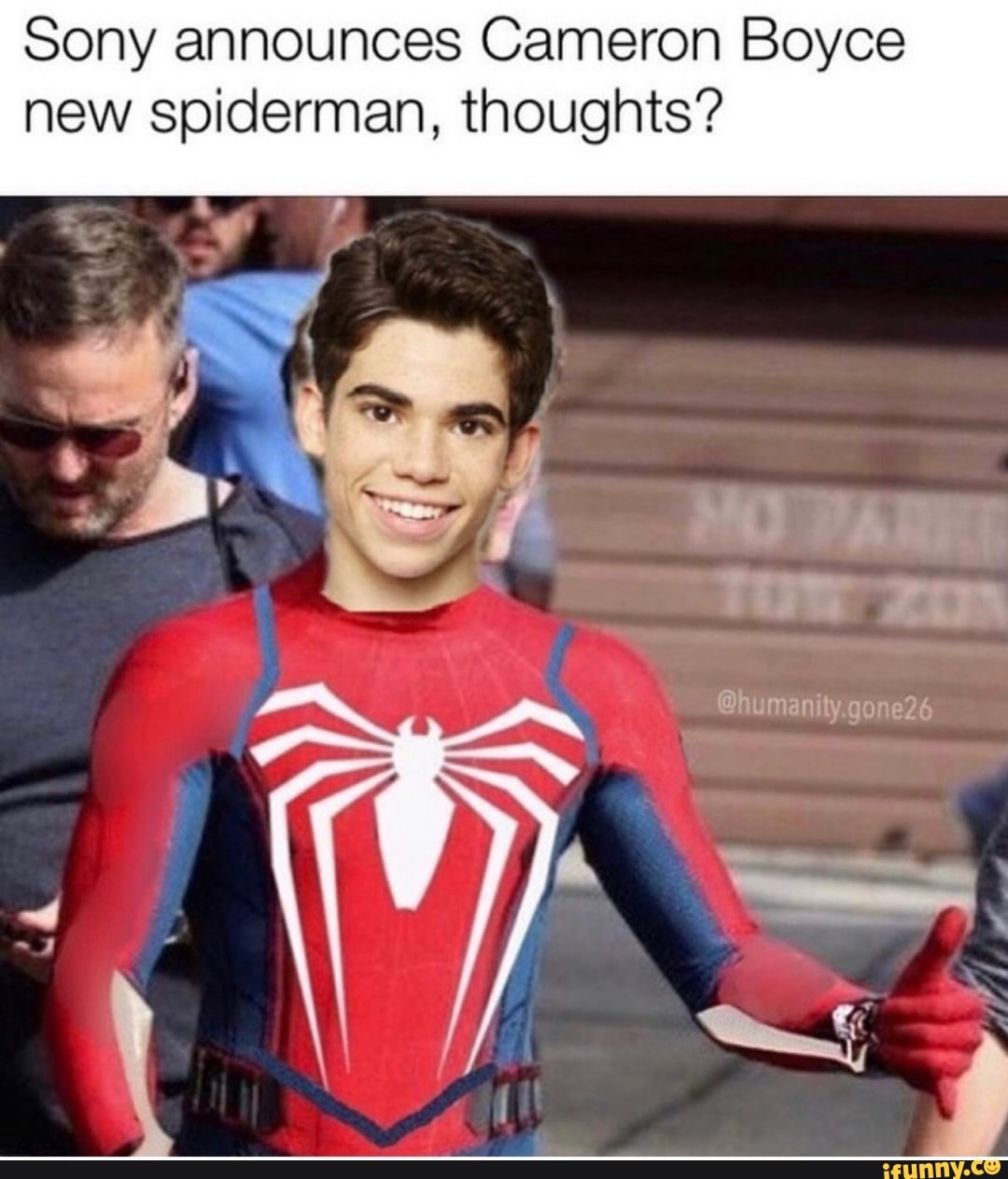 Sony announces Cameron Boyce new spiderman, thoughts? - iFunny Brazil