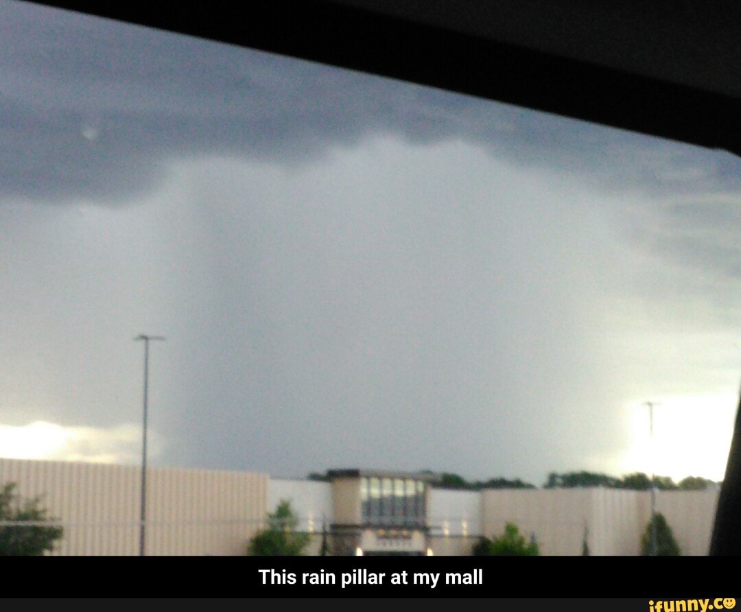 This rain pillar at my mall - This rain pillar at my mall