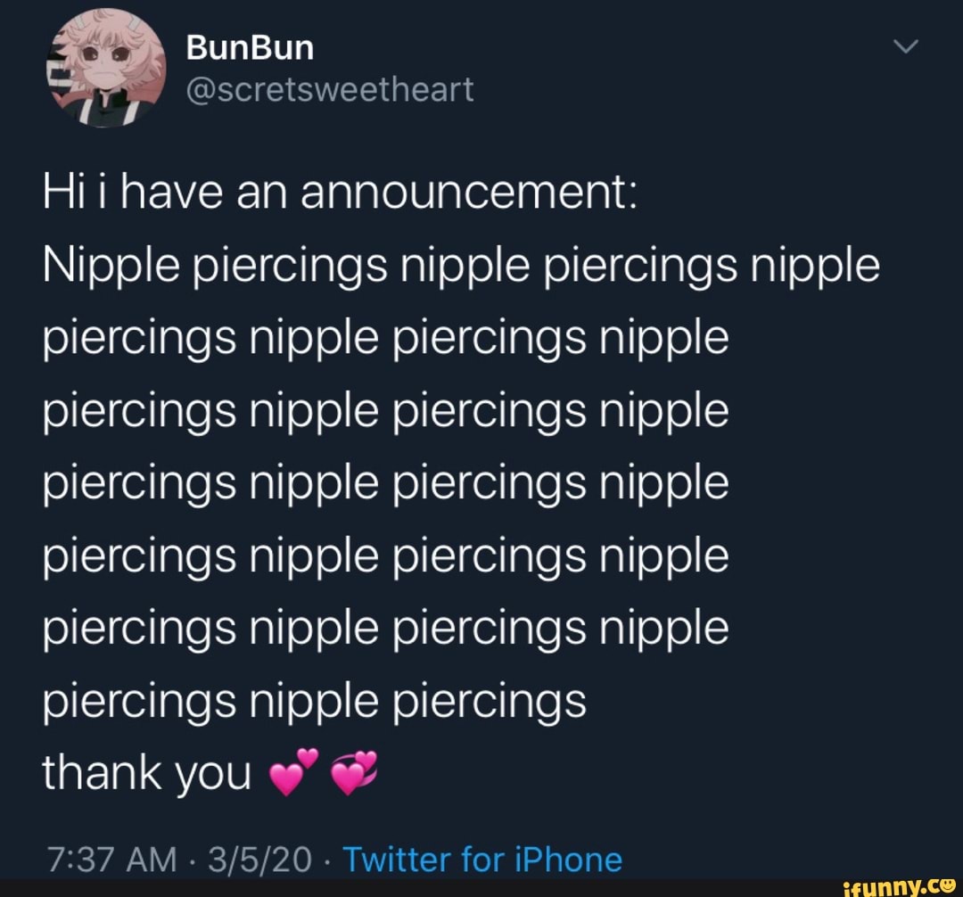 Reddit Nipple Piercings