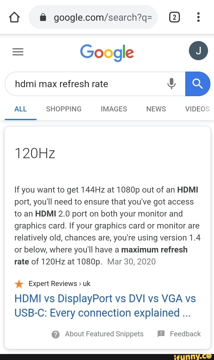 All Shopping Images News Videos If You Want To Get 144hz At 1080p Out Of An Hdmi Port You Ll Need To Ensure That You Ve Got Access To An Hdmi 2 0 Port On